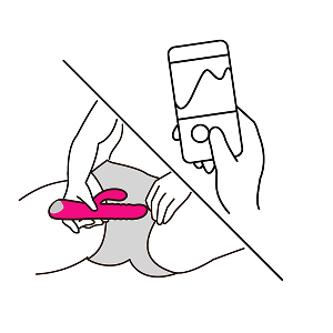 Velvo-World's First Patented Rolling Bead G-Spot & Clit Rabbit Vibrator